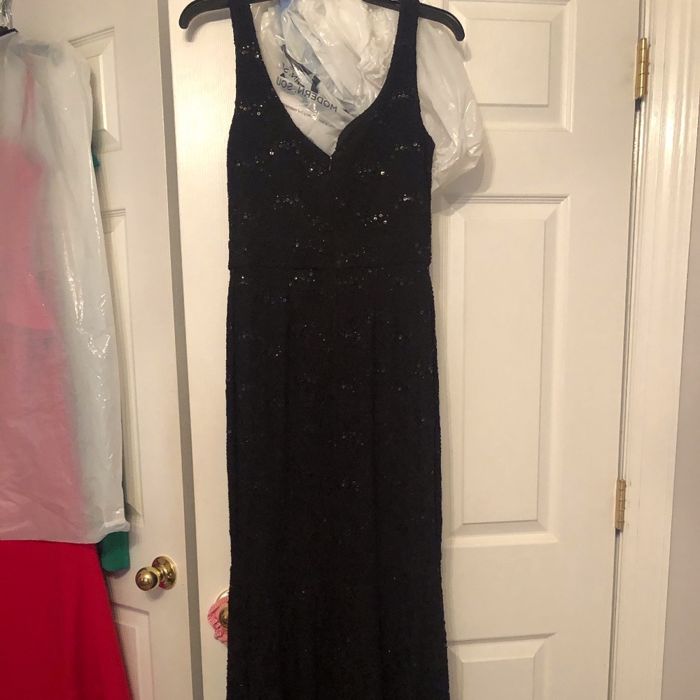 Black Sequin Dress